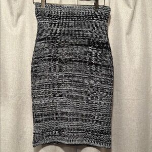 For Love and Lemons Tweed Pattern knit Knee Length Skirt Size Medium